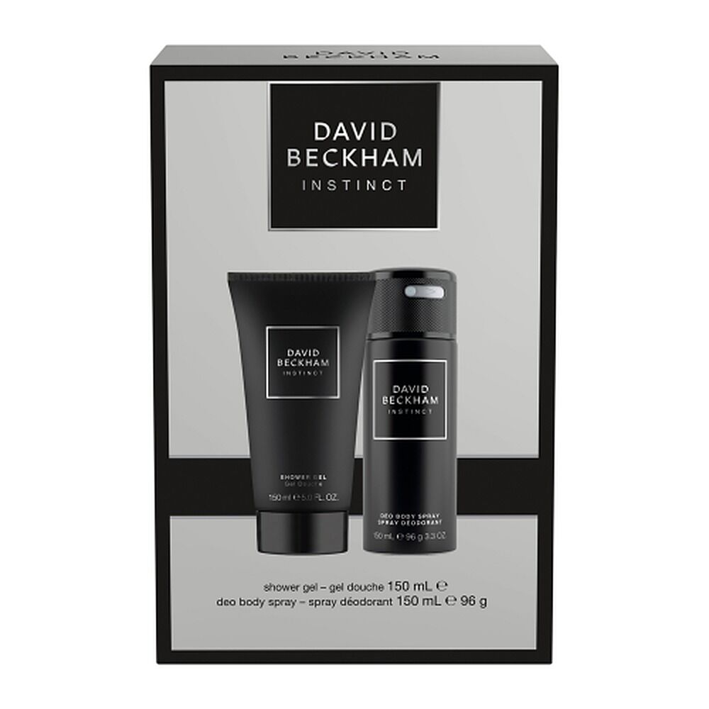 David Beckham Fragrances Instinct Body Spray & Shower Gel 150ml Set