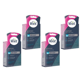 Veet Expert Face Wax Strips for Sensitive Skin 20 Strips Pack of 4