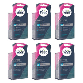 Veet Expert Face Wax Strips for Sensitive Skin 20 Strips Pack of 6