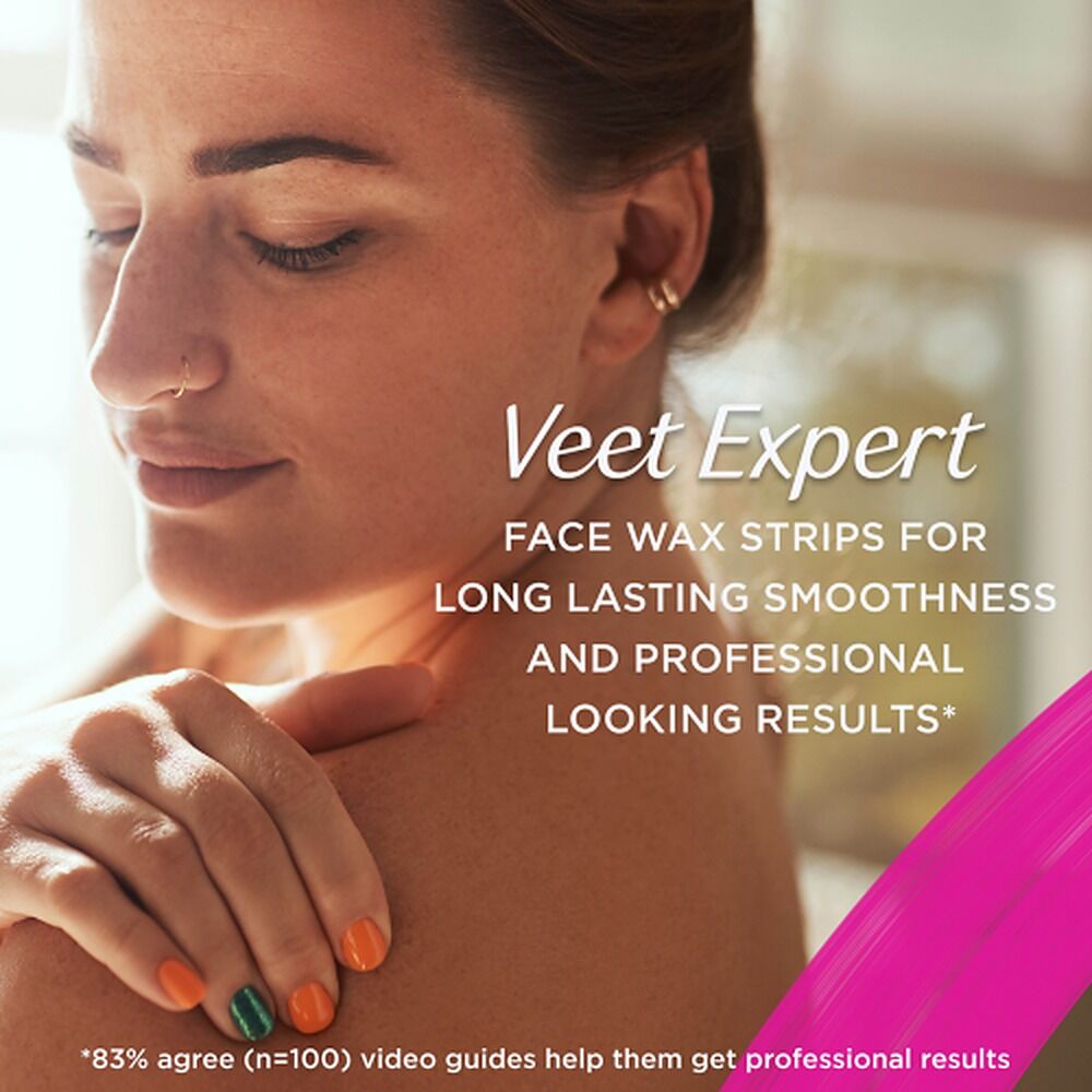 Veet Expert Face Wax Strips for Sensitive Skin 20 Strips