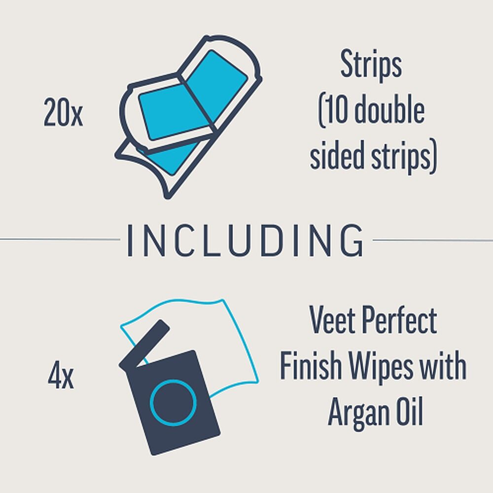 Veet Expert Face Wax Strips for Sensitive Skin 20 Strips