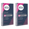 Veet Expert Legs & Body Wax Strips for Normal Skin 20 Strips Pack of 2