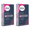 Veet Expert Legs & Body Wax Strips for Normal Skin 40 Strips Pack of 2