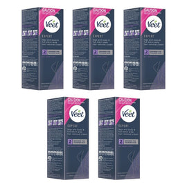 Veet Expert Legs and Body & Full Bikini Hair Removal Cream 100mL Pack of 5
