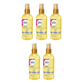 Veet Expert Miraculous Oil for Pre and Post Hair Removal 100mL Pack of 5