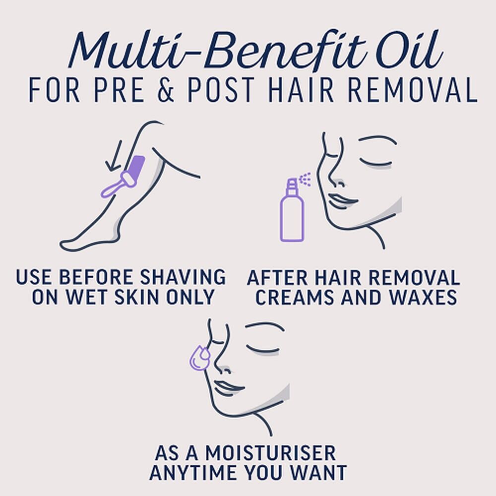 Veet Expert Miraculous Oil for Pre and Post Hair Removal 100mL