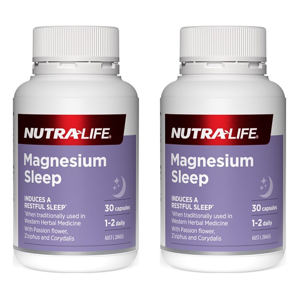 Nutra-Life Magnesium Sleep 30 Capsules Pack of 2
