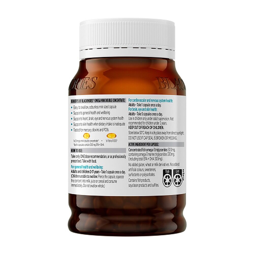 Blackmores Omega Mini Double Concentrate 400 Capsules