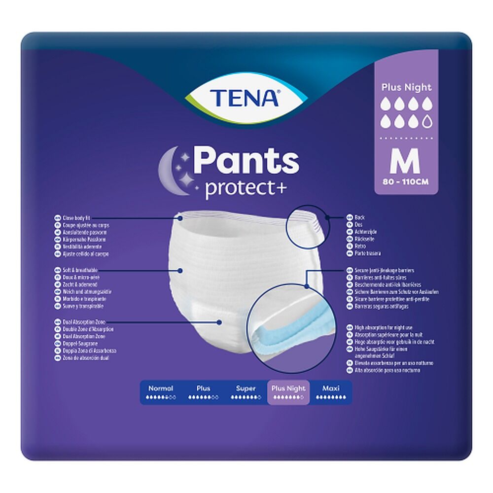 Tena Pants Plus Night Medium 12 Pack x 2