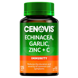 Cenovis Echinacea, Garlic, Zinc & C 125 Tablets