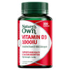 Nature's Own Vitamin D3 1000IU 200 Capsules