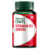 Nature's Own Vitamin D3 1000IU 200 Capsules