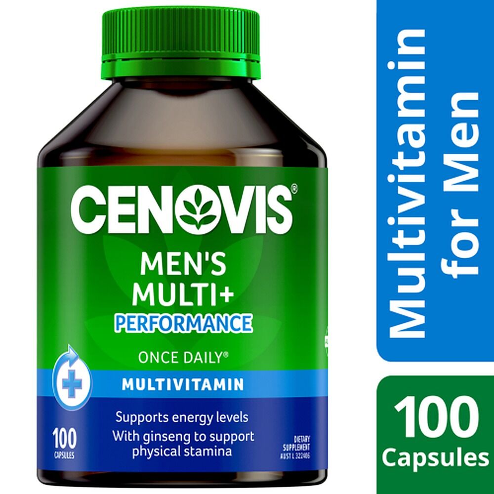 Cenovis Men's Multi + Performance 100 Capsules