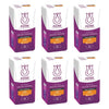 Poise Charcoal Light Liners 22 Pack x 6 Bundle of 6