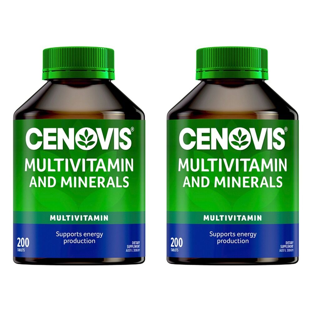 Cenovis Multivitamins & Minerals 200 Tablets Pack of 2