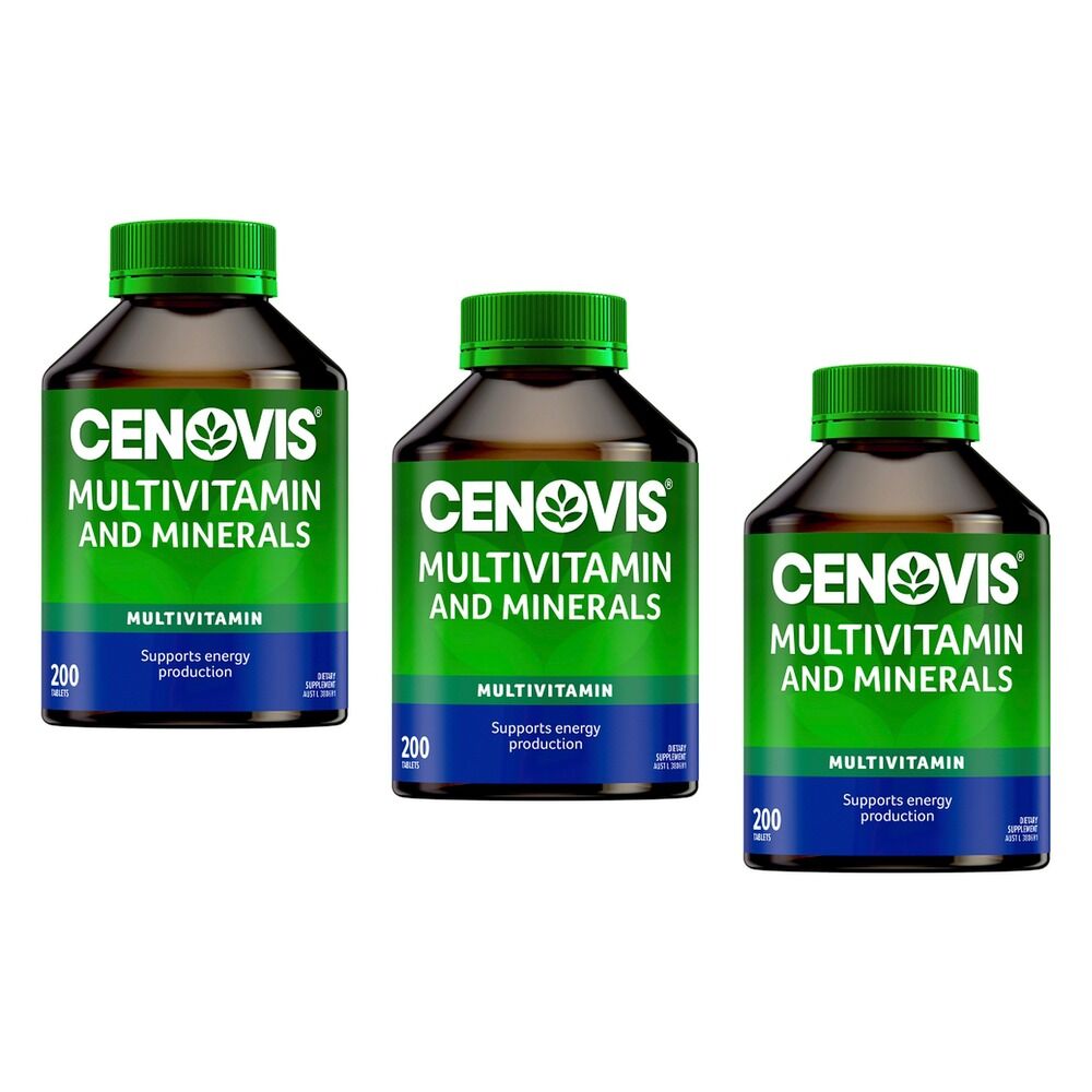 Cenovis Multivitamins & Minerals 200 Tablets Pack of 3