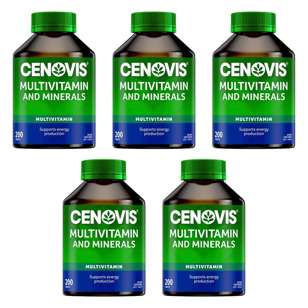 Cenovis Multivitamins & Minerals 200 Tablets Pack of 5