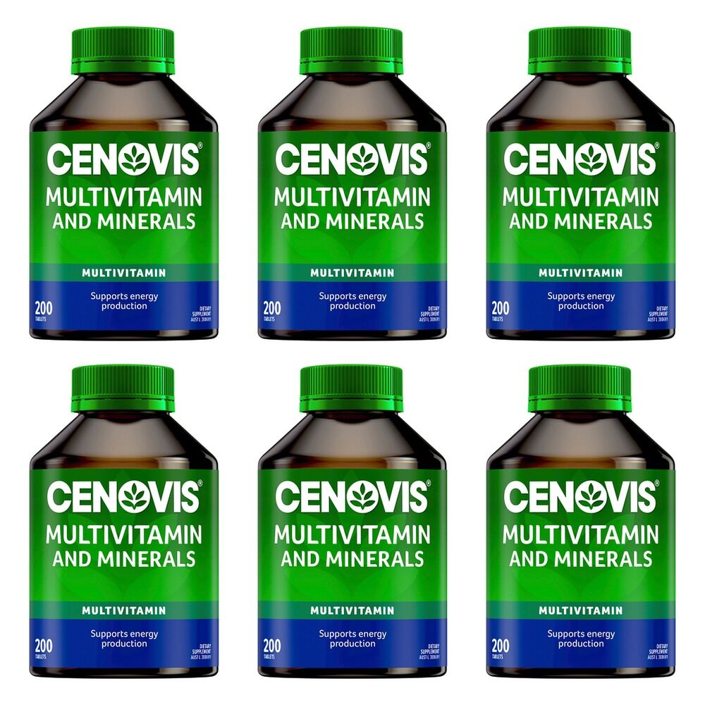 Cenovis Multivitamins & Minerals 200 Tablets Pack of 6