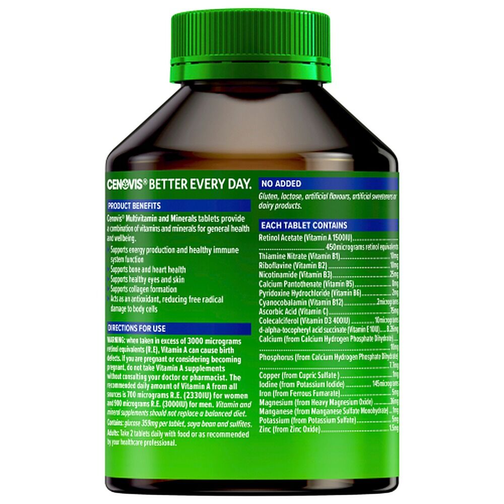 Cenovis Multivitamins & Minerals 200 Tablets