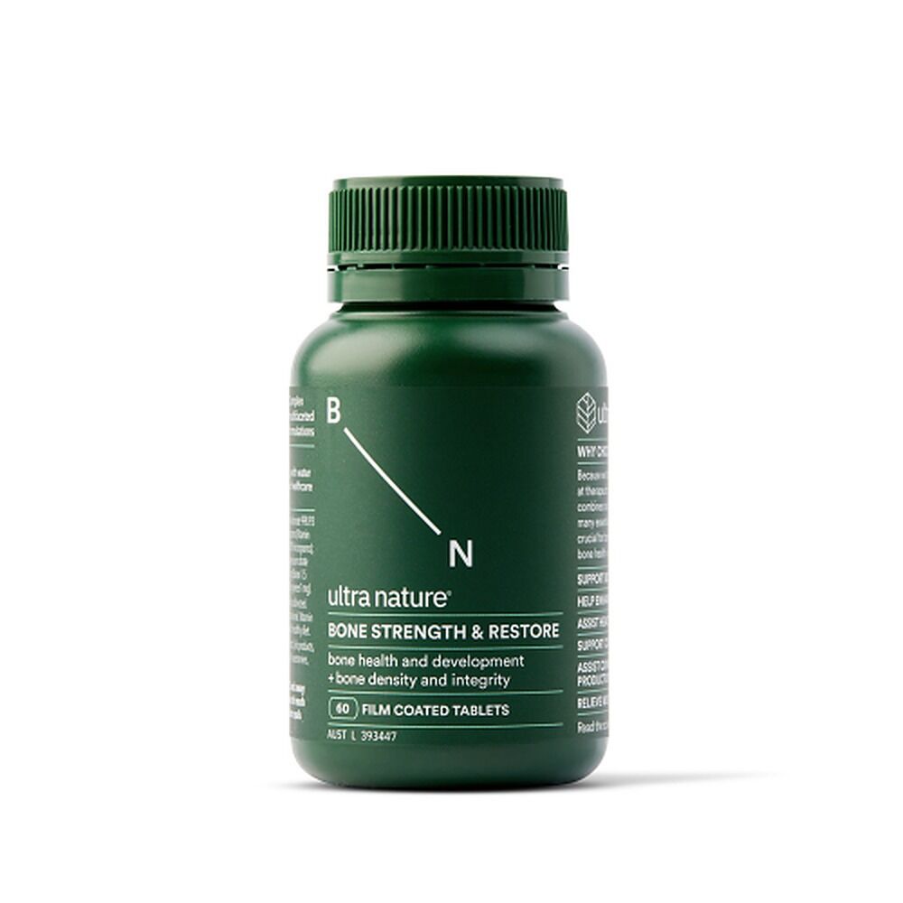 Ultra Nature Bone Strength & Restore 60 Tablets