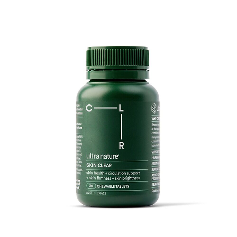 Ultra Nature Skin Clear 30 Chewable Tablets