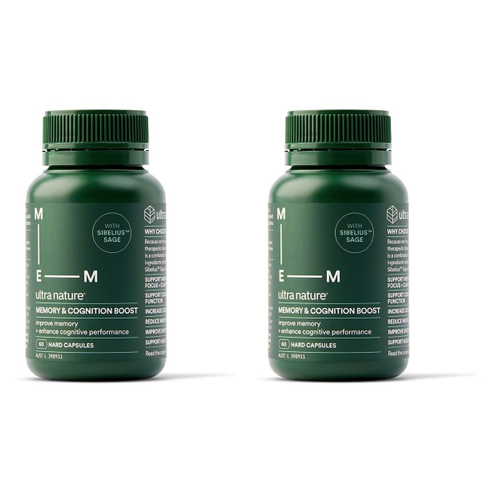 Ultra Nature Memory & Cognition 60 Capsules Pack of 2