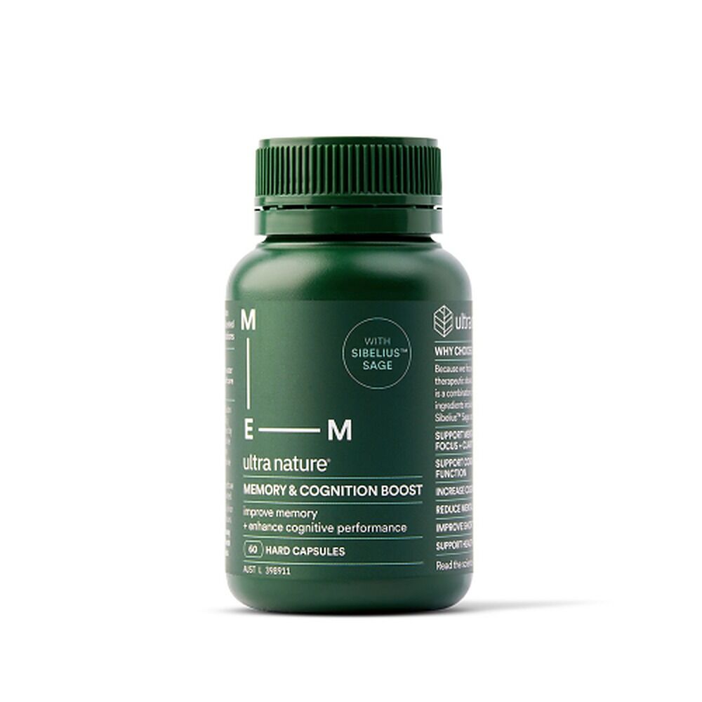 Ultra Nature Memory & Cognition 60 Capsules