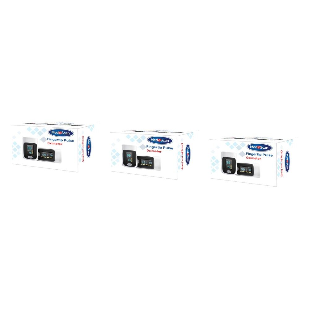 Medescan Fingertip Pulse Oximeter Pack of 3