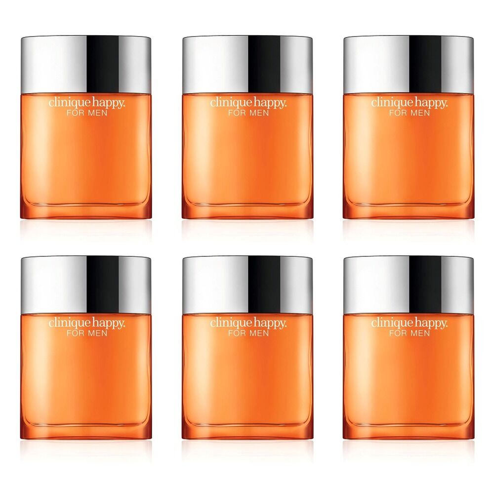 Clinique Happy Men Cologne Spray 100mL Pack of 6