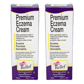 Hope's Relief Premium Eczema Cream 125g Pack of 2
