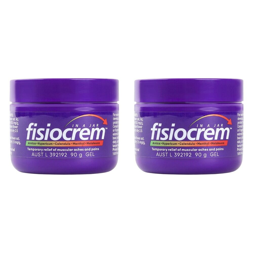 Fisiocrem Solugel Muscle Pain Relief Gel 90g Pack of 2