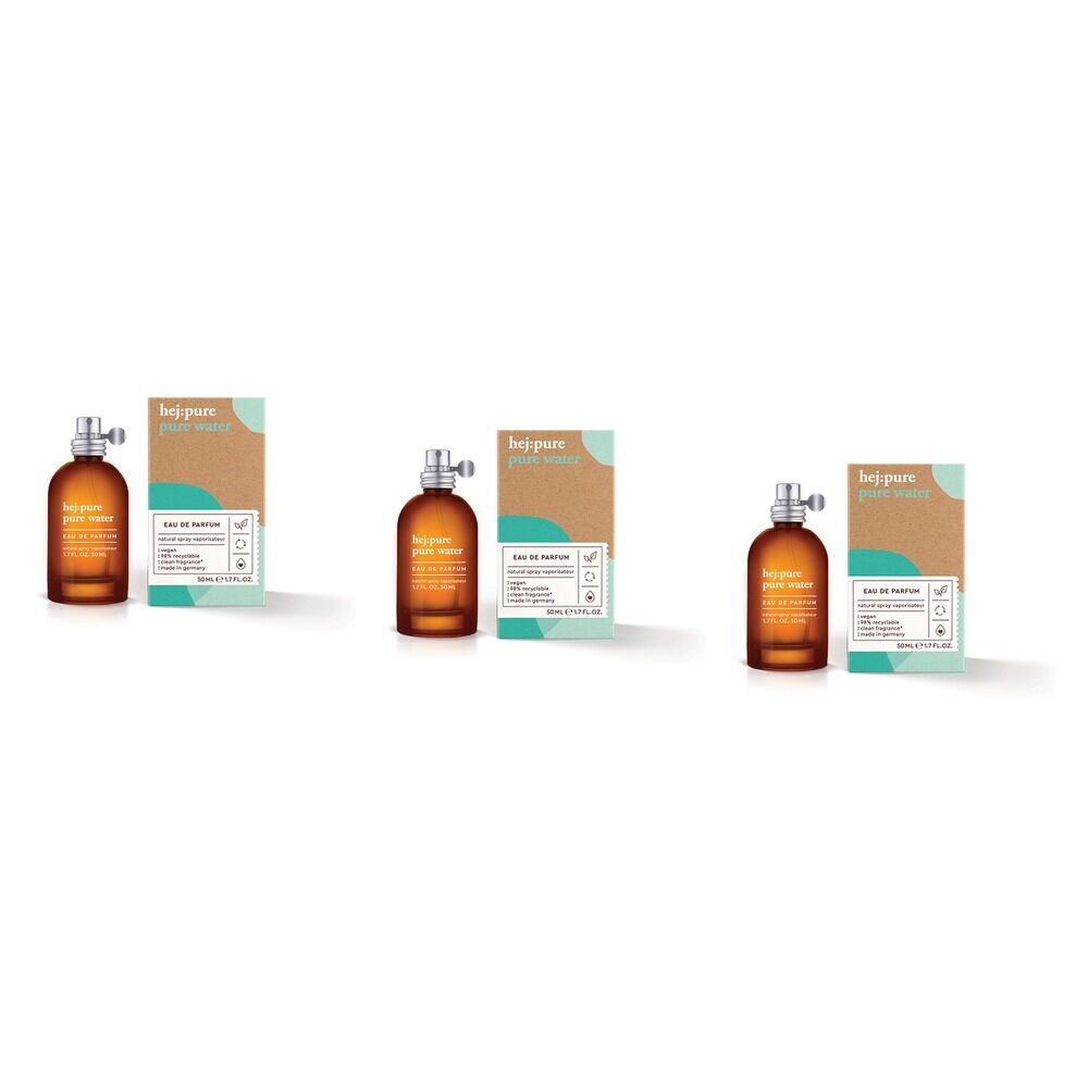 Hej Pure Water Eau de Parfum 50mL Pack of 3