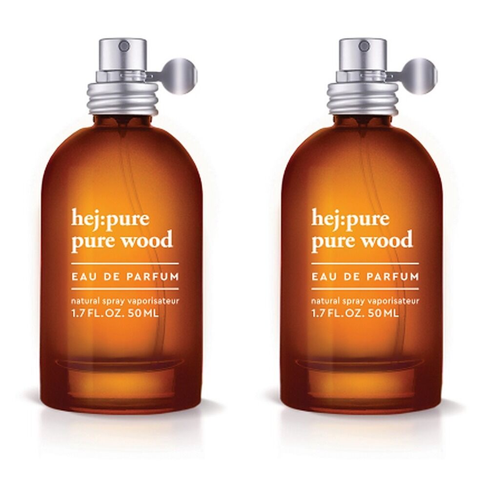 Hej Pure Wood Eau de Parfum 50mL Pack of 2