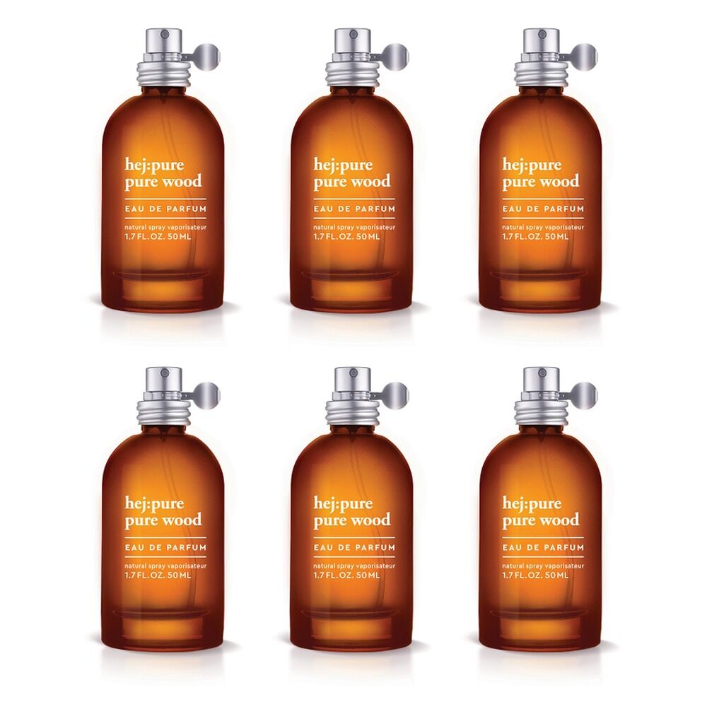 Hej Pure Wood Eau de Parfum 50mL Pack of 6