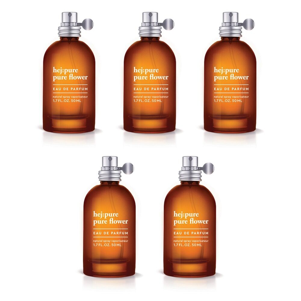 Hej Pure Flower Eau de Parfum 50mL Pack of 5