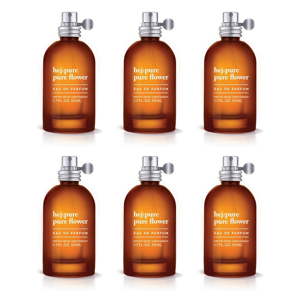Hej Pure Flower Eau de Parfum 50mL Pack of 6