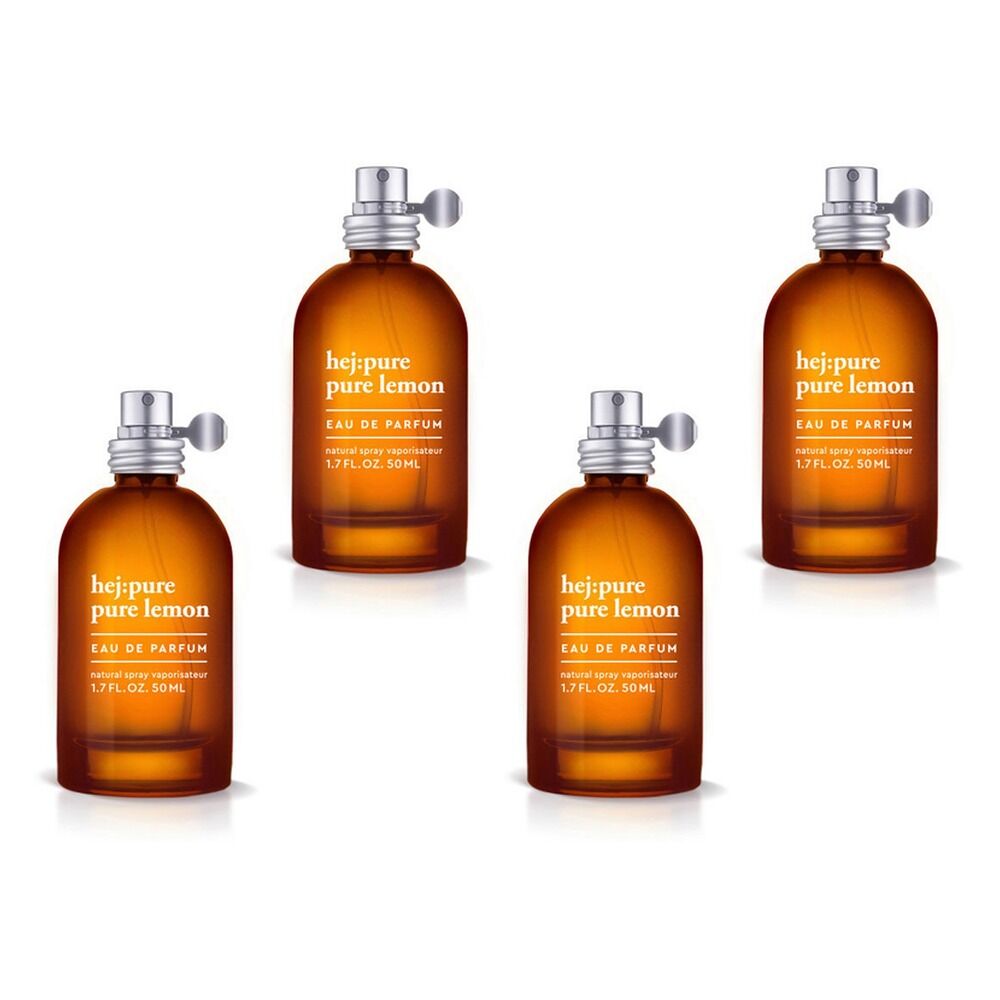 Hej Pure Lemon Eau de Parfum 50mL Pack of 4