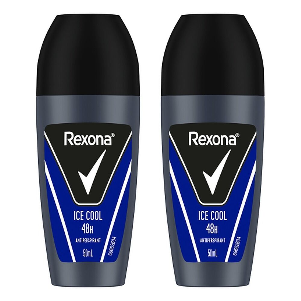 Rexona 48H Antiperspirant Ice Cool Roll-On 50mL x 6 Bundle of 2