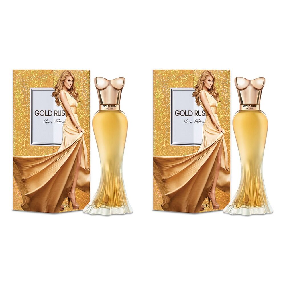 Paris Hilton Gold Rush Eau de Parfum 100mL Pack of 2