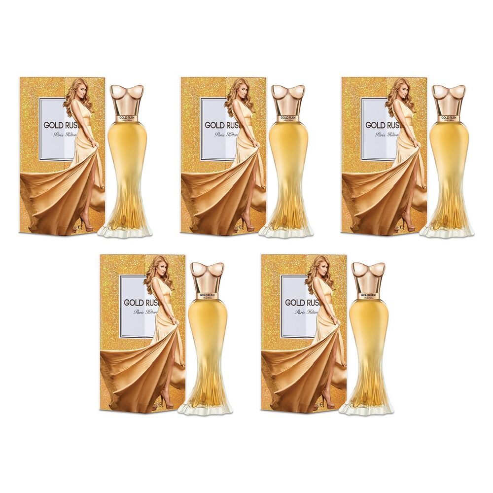 Paris Hilton Gold Rush Eau de Parfum 100mL Pack of 5