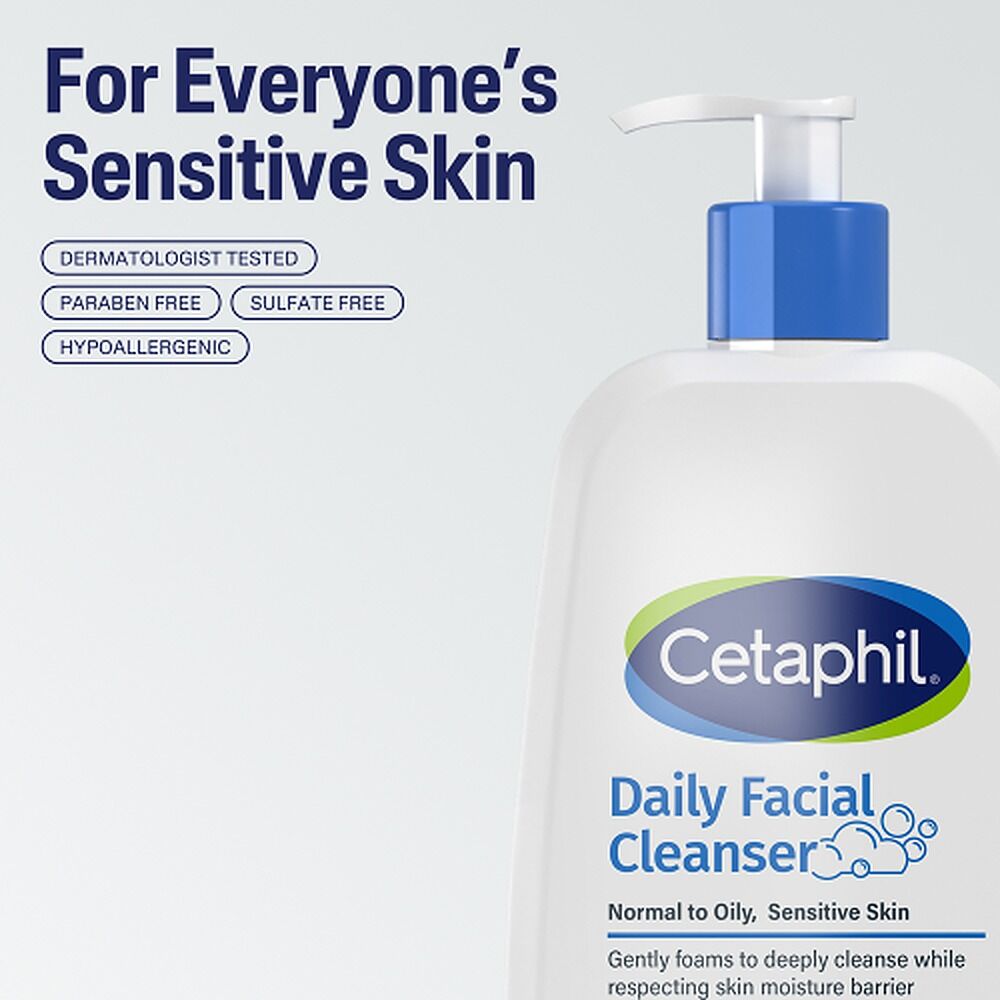 Cetaphil Daily Facial Cleanser 236mL x 3