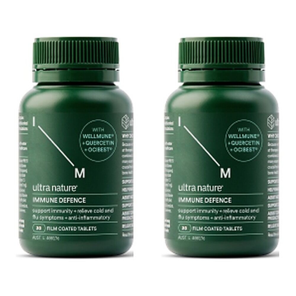 Ultra Nature Immune Defence Tablets 30 Pack x 3 Bundle of 2