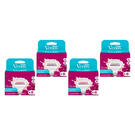 Gillette Venus ComfortGlide Olay Sugarberry Razor Blade Refills 4 Bundle of 4