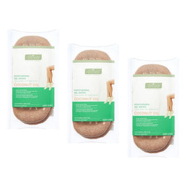 Elive Moisturising Gel Socks with Coconut Oil x 6 Bundle of 3