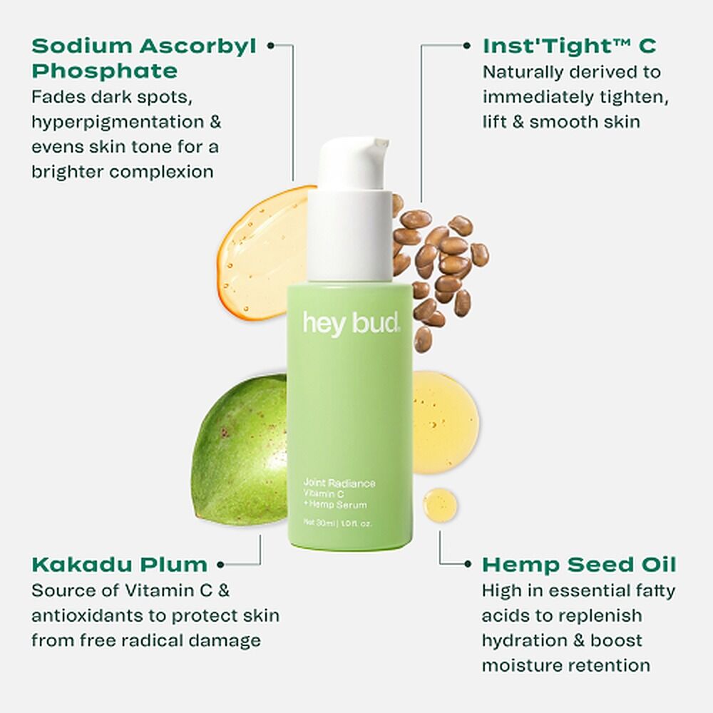 Hey Bud Vitamin C + Hemp Serum 30mL