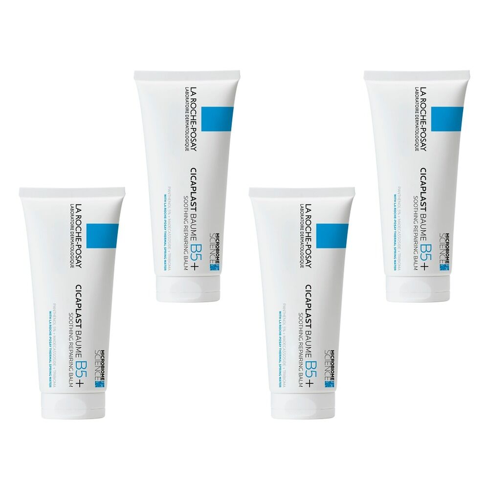 La Roche-Posay Cicaplast Baume B5+ Balm Cream 100mL Pack of 4