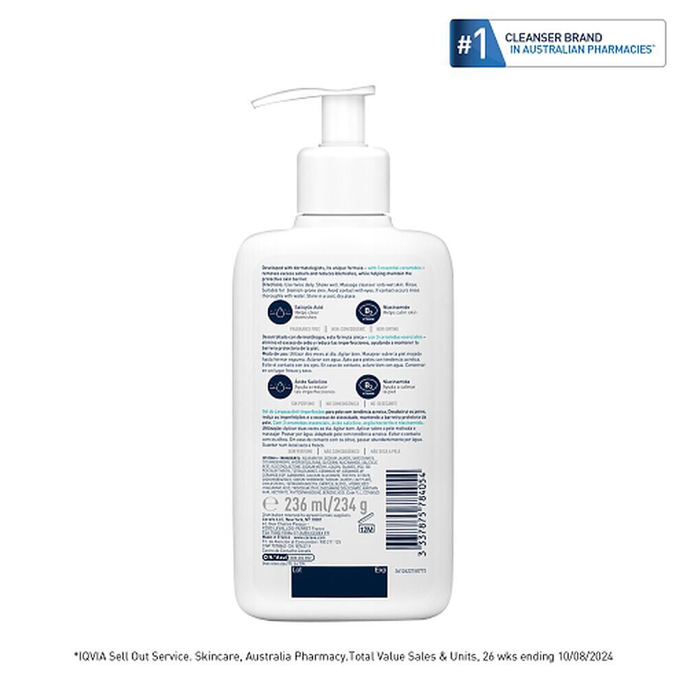 CeraVe Acne Blemish Control Cleanser 236mL