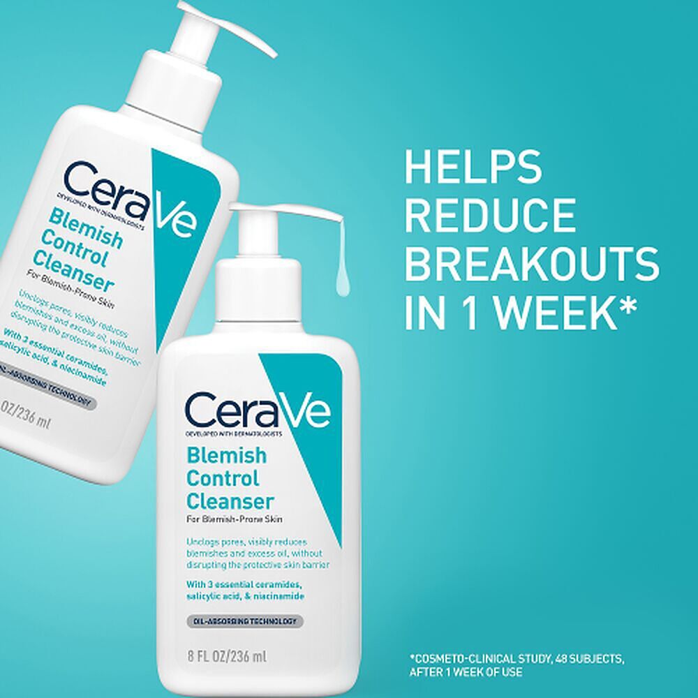 CeraVe Acne Blemish Control Cleanser 236mL
