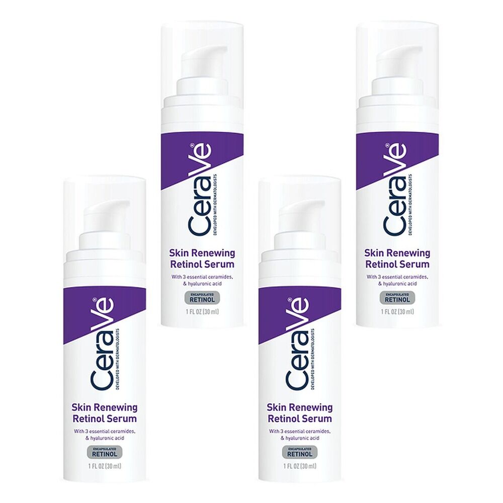 CeraVe Skin Renewing Retinol Serum 30mL Pack of 4