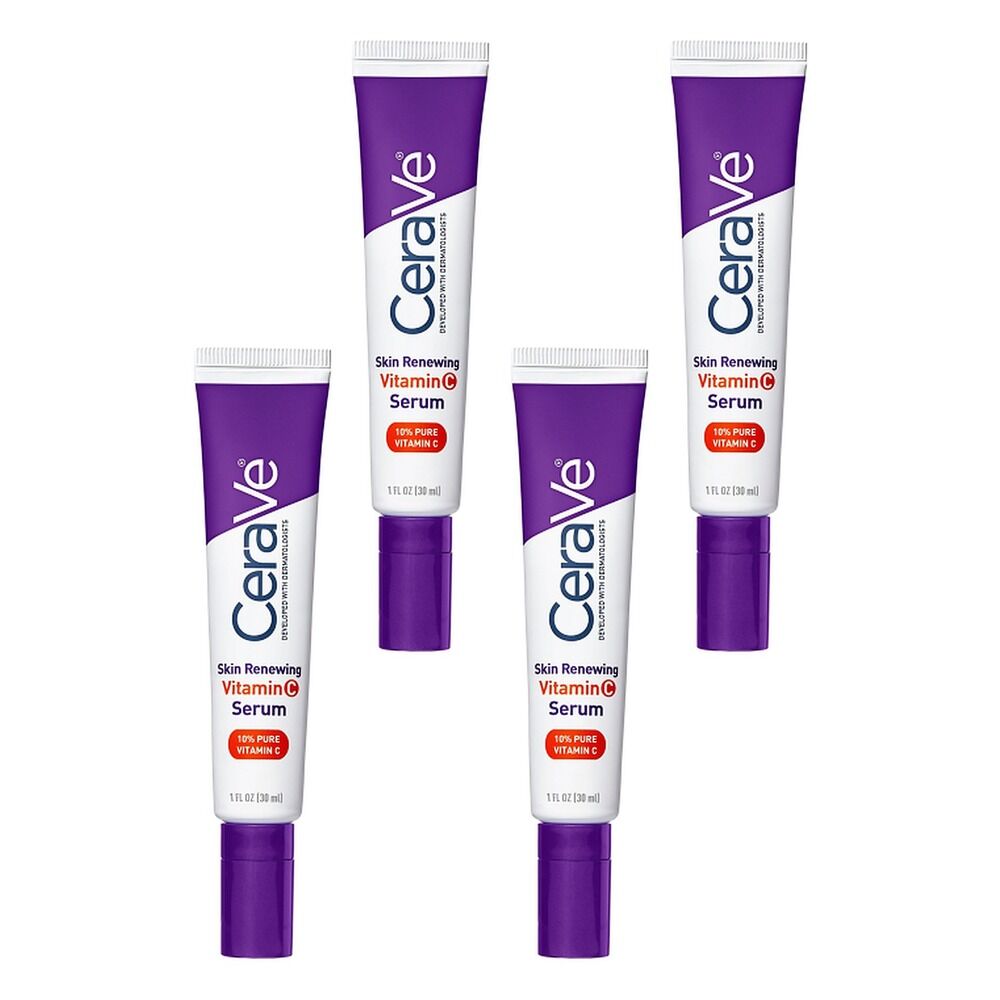 CeraVe Skin Renewing Vitamin C Serum 30mL Pack of 4